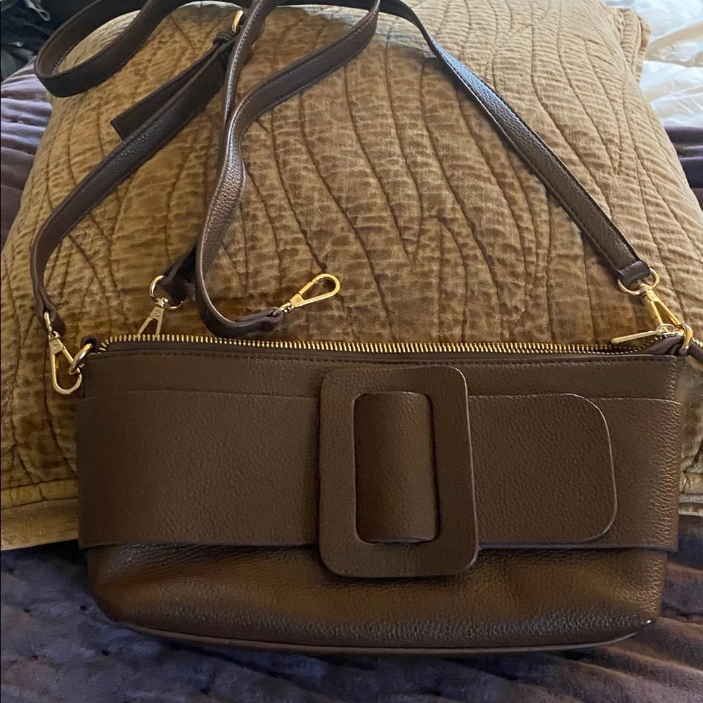Sondra Roberts Brown Crossbody Bag - Picture 7 of 9